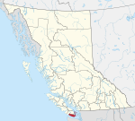 CAN BC Capital Regional District locator